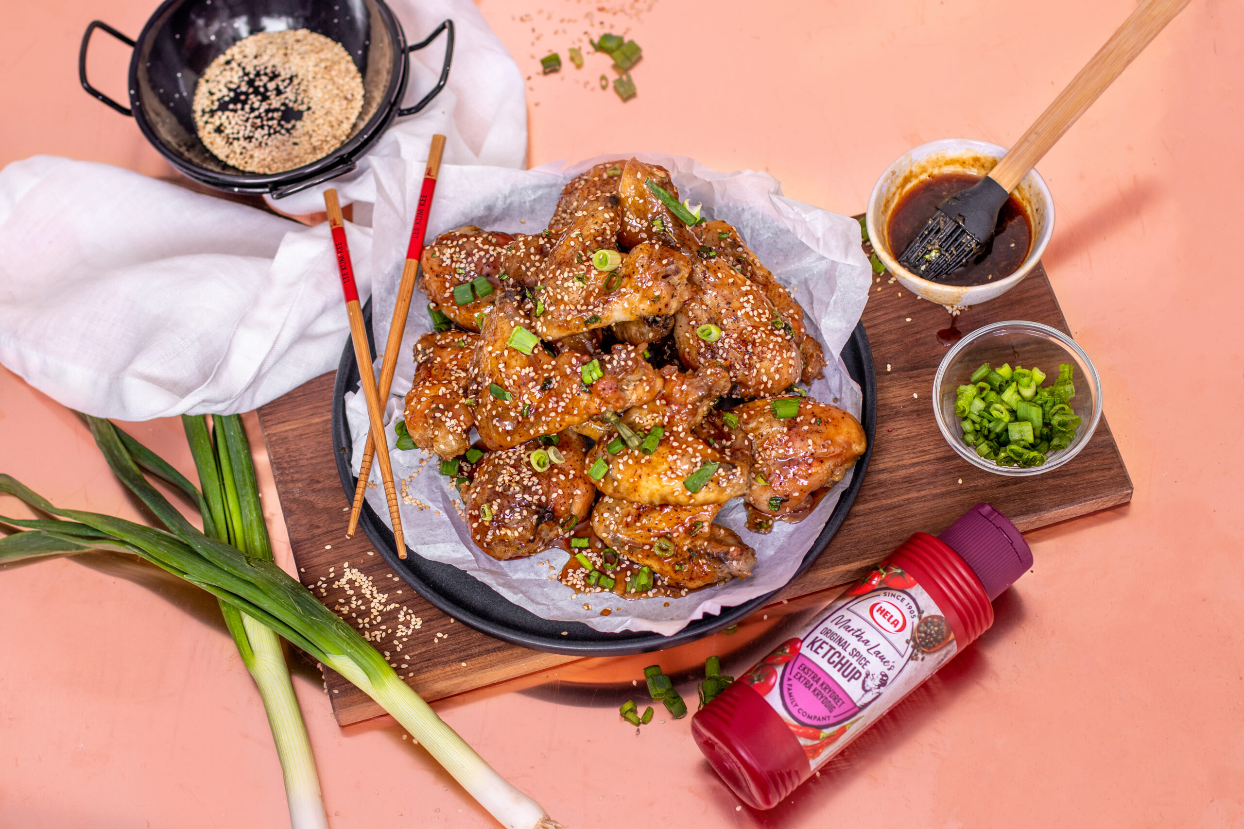 Korean Chicken Wings – finished dish