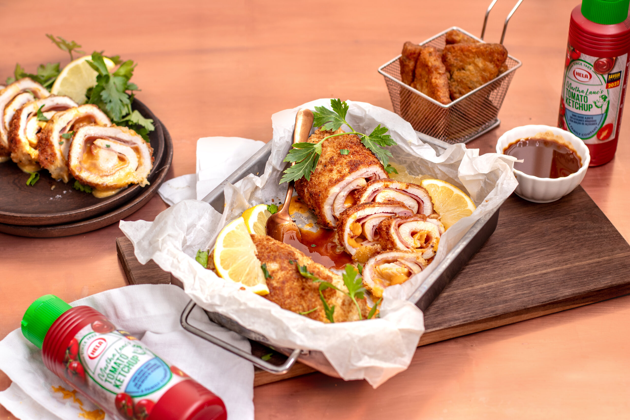 Cordon Bleu Rolls – finished dish