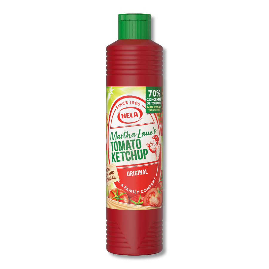 Martha Tomato Ketchup Original 800 ml – bottle for France, Spain, UK