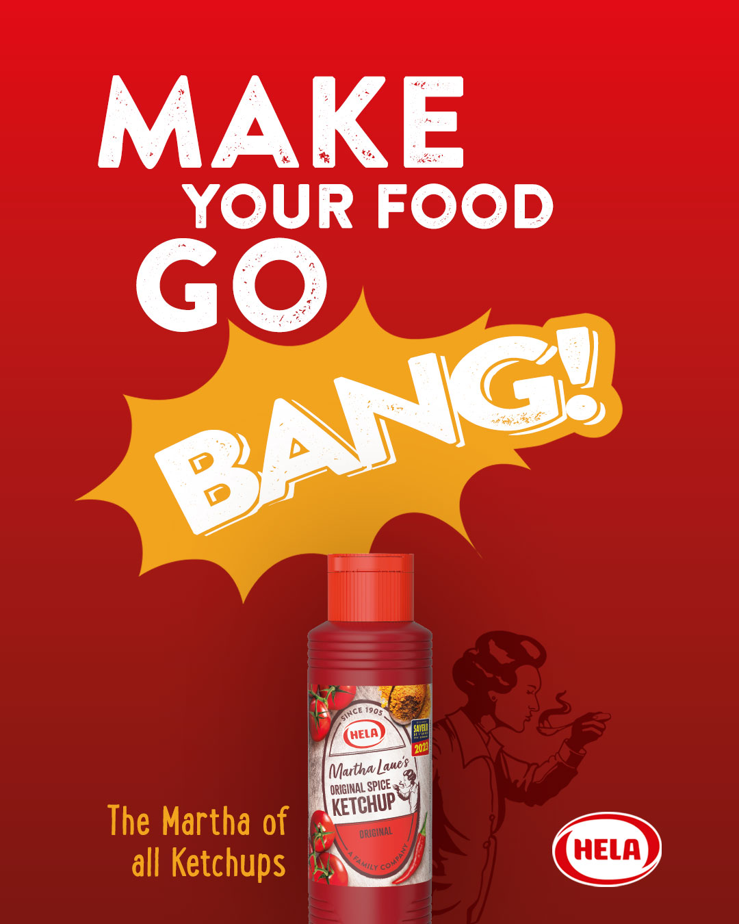 Social media motif: Make your food go bang!