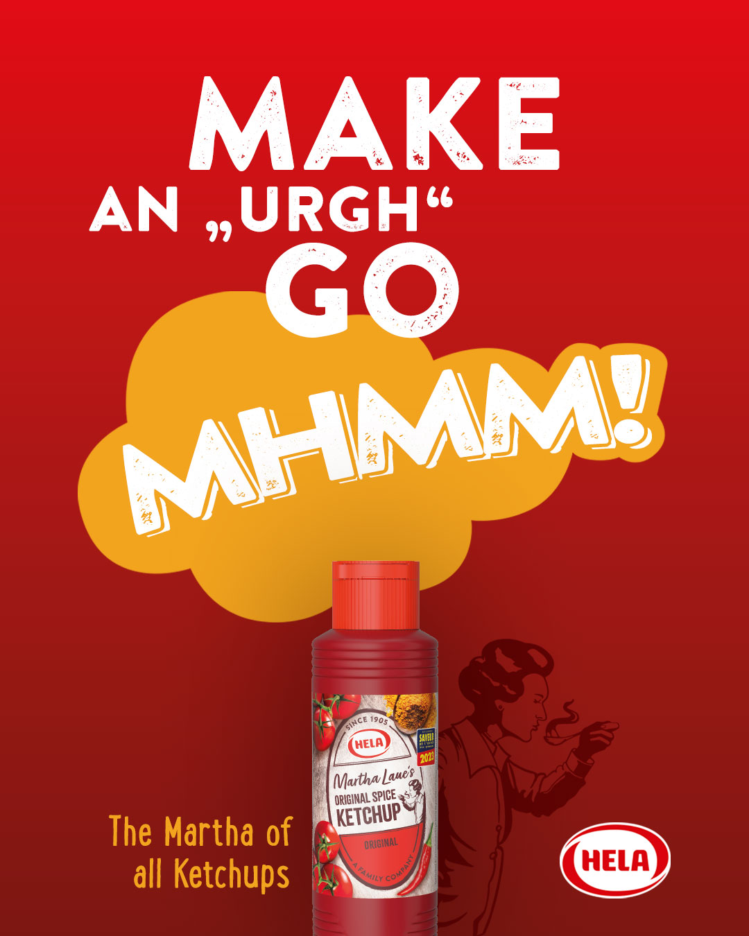 Social media motif: Make an urgh go mhmm!
